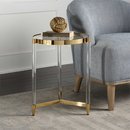Online Designer Bedroom Gold Plated Accent Table