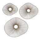 Online Designer Combined Living/Dining Mirrored Centered Wall Art, S/3
