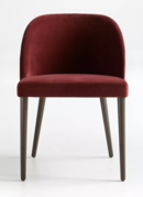 Online Designer Combined Living/Dining Camille Syrah Velvet Dining Chair