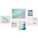 Online Designer Bedroom Beach Framed On Paper 6 Pieces Photograph