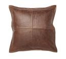 Online Designer Living Room PIECED LEATHER PILLOW COVER