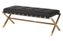 Online Designer Bedroom Small Elegant X shaped Leg Bench