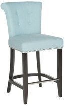 Online Designer Combined Living/Dining Safavieh Addo Classic Glam Ring Counter Stool with Footrest