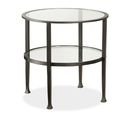 Online Designer Combined Living/Dining TANNER ROUND SIDE TABLE - BRONZE FINISH