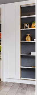 Online Designer Combined Living/Dining Built-in Shelf