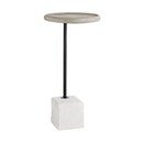 Online Designer Combined Living/Dining Marble & Wood Accent Table