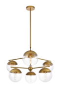 Online Designer Living Room Yearby 6-Light Sputnik Chandelier