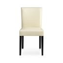 Online Designer Combined Living/Dining Lowe Ivory Leather Dining Chair