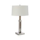 Online Designer Bedroom Denley Nickel Table Lamp