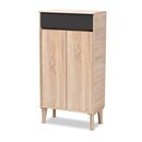 Online Designer Combined Living/Dining 2-Door Wood Entryway 10 Pair Shoe Storage Cabinet