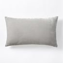 Online Designer Living Room Luxe Velvet Lumbar Pillow Cover - Light Gray