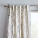 Online Designer Living Room Bark Texture Shine Jacquard Curtain - Platinum
