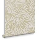 Online Designer Combined Living/Dining Tropic Beige and Gold Wallpaper