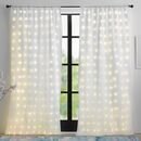 Online Designer Bedroom Fairy Light Sheer Curtain Panel