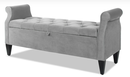 Online Designer Living Room Maconay Upholstered Flip Top Storage Bench