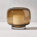 Online Designer Living Room COCO SMOKED GLASS HURRICANE CANDLE HOLDER SMALL