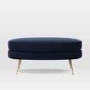 Online Designer Living Room Pietro Mid-Century Oval Ottoman