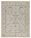 Online Designer Combined Living/Dining Treasures Hand-Knotted Wool Oriental Area Rug In Blue