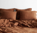 Online Designer Bedroom STONEWASHED LINEN BED BUNDLE-California King-Sienna