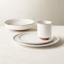 Online Designer Kitchen 4-Piece Dolce White Place Setting with Pasta Bowl