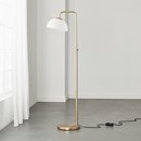 Online Designer Bedroom duomo brushed gold floor lamp