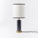 Online Designer Living Room west elm + Rejuvenation Cylinder Table Lamp - Small