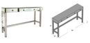 Online Designer Combined Living/Dining MADOLYN EGLOMISE CONSOLE TABLE