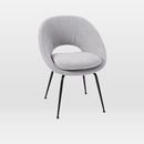 Online Designer Combined Living/Dining Orb Upholstered Dining Chair - Antique Bronze Legs