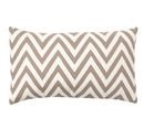 Online Designer Combined Living/Dining CHEVRON CREWEL EMBROIDERED LUMBAR PILLOW COVER