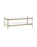 Online Designer Combined Living/Dining St. Germain Glass Coffee Table
