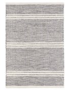 Online Designer Living Room Malta Grey Woven Wool Rug 10x14