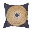 Online Designer Living Room African Shield Navy Medium Cushion