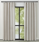 Online Designer Combined Living/Dining Willis Natural Taupe Curtain Panel