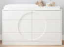 Online Designer Bedroom Circle Extra Wide Dresser & Topper Set