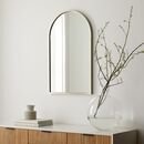 Online Designer Living Room Metal Frame Arched Wall Mirror - 36