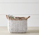 Online Designer Combined Living/Dining White Wash Storage Basket Collection