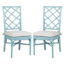 Online Designer Living Room Carpio Dining Chair in Sky Blue (Set of 2)