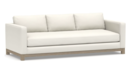 Online Designer Other Jake Upholstered Sofa with Wood Base