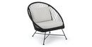 Online Designer Patio Aeri Lily White Lounge Chair