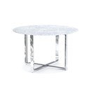 Online Designer Combined Living/Dining Mercer Round Dining Table with Carrera Marble