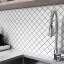 Online Designer Bathroom Serenity White 2x2 Matte Porcelain Square Mosaic