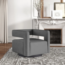 Online Designer Dining Room Fidelia 78.74Cm Wide Velvet Swivel Armchair