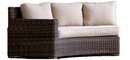 Online Designer Patio SAUSALITO SECTIONAL CURVED RIGHT ARM IN TERRA