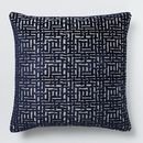 Online Designer Living Room Allover Crosshatch Jacquard Velvet Pillow Covers