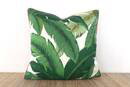 Online Designer Patio Palm leaf pillow cover