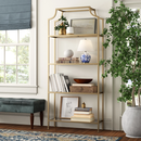 Online Designer Home/Small Office Otha 80.5'' H x 36'' W Metal Etagere Bookcase