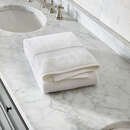 Online Designer Bathroom Organic 800-Gram White Turkish Bath Towel