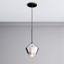 Online Designer Combined Living/Dining Sculptural Glass Geo Pendant - Small (Ombre)