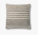 Online Designer Dining Room Cozy Gray Throw Pillow