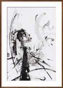 Online Designer Bathroom Black And White Abstract Brush Painting